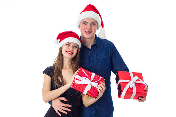istock couple in love celebrate christmas 628096438