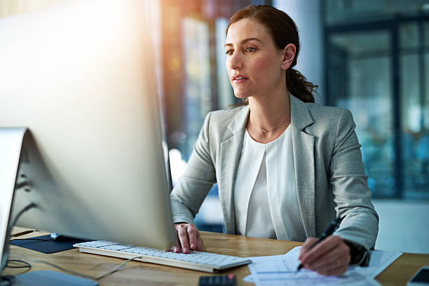 istock Making easy work of the quarterly budget 628097256