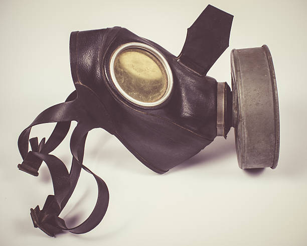 istock Vintage german civilian gas mask. WWII. 628101044