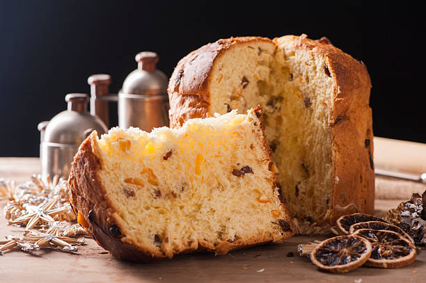 domowe panettone - dieting food cake sponge cake zdjęcia i obrazy z banku zdjęć