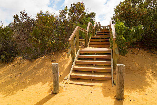 istock Stair on Pinnacles at Namburg National Park, Cervantes, 628110756
