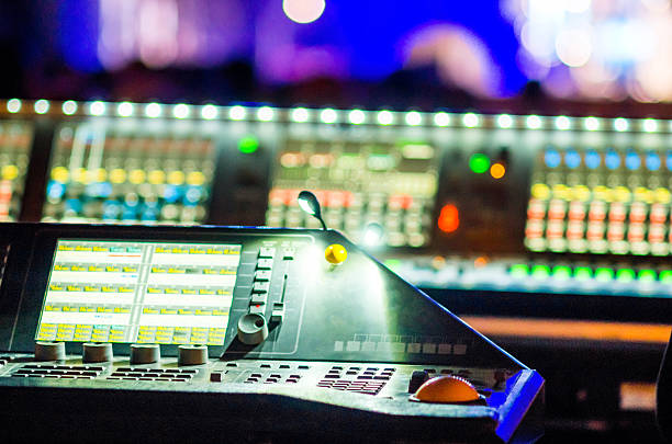 istock mixer table music concert bokeh live illuminated 628110954