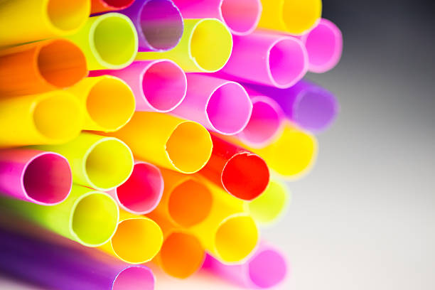 istock Abstract background from many multi-color tubules for a cocktail 628111772