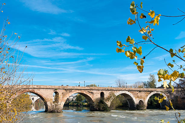 istock Rome (Italy) - The Tiber river and the Milvio Bridge 628121658