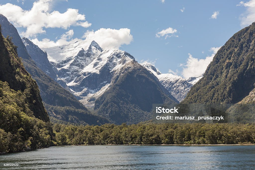 Milford Sound. Fiordland national park, New Zealand Milford - Connecticut Stock Photo