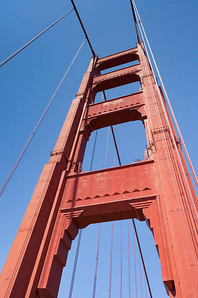 istock Golden gate bridge vivid day landscape, San Francisco 628133600