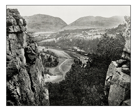 Antique photograph of Sioux Pass