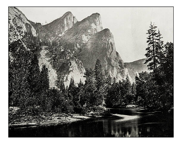 istock Antique photograph of The Three Brothers, Leaping Frogs 628135842