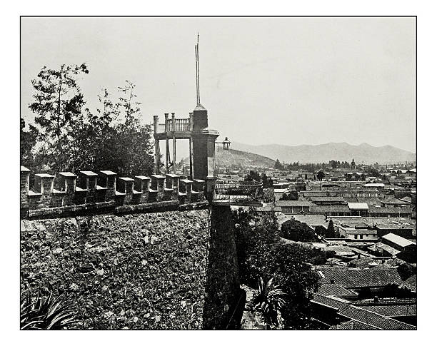istock Antique photograph of Santiago, Chile 628136390