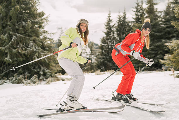 istock Girl Friends On Winter Vacation 628136832
