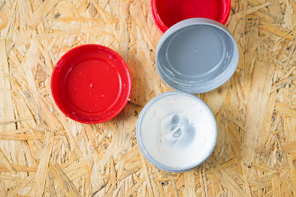 istock Open hair wax and clay in tubs 628137478