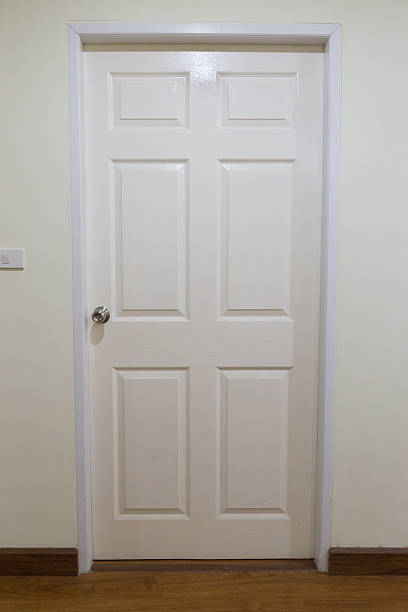 istock white wood door, gate, doorway 628137608
