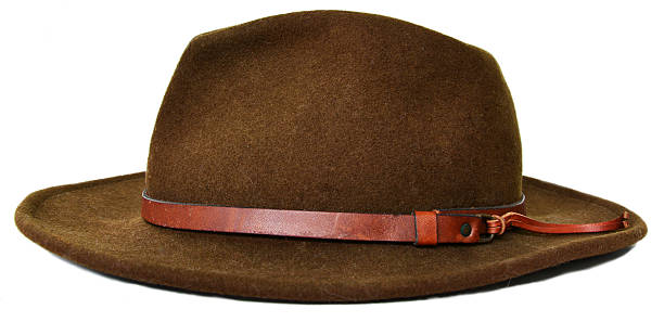 istock Dark Green cowboy hat with white background 628138886