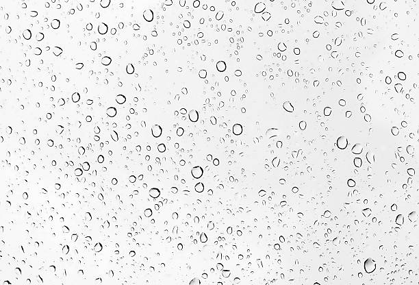 istock Water drops or raindrop on glass of car. 628141228