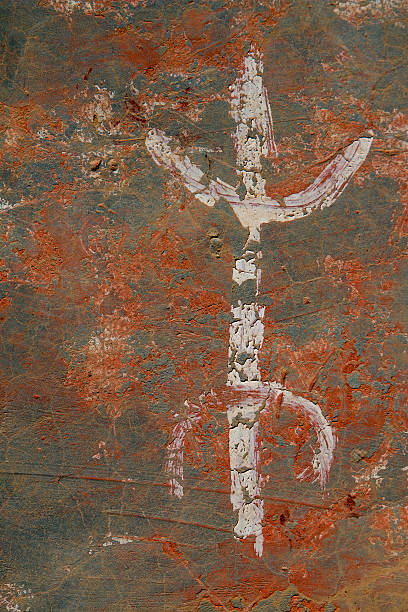 Chaco Canyon petroglyphs, New Mexico.