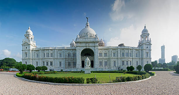 istock Panoramic image of Victoria Memorial, Kolkata 628146734