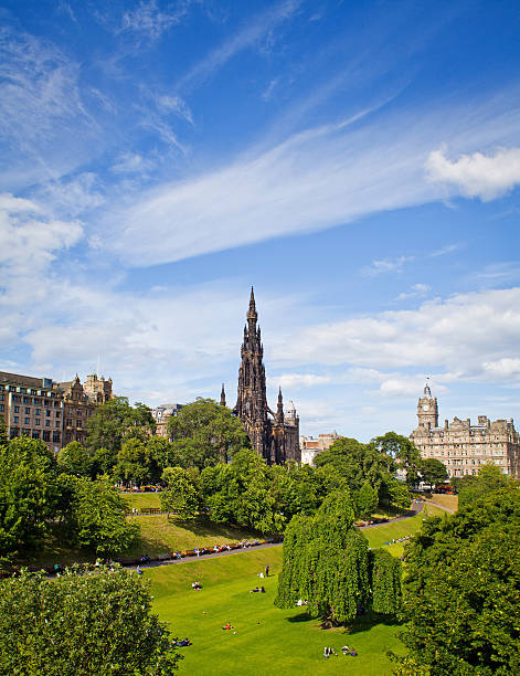 istock Edinburgh Princess Gardens  Scotland Scot Monument 628152860