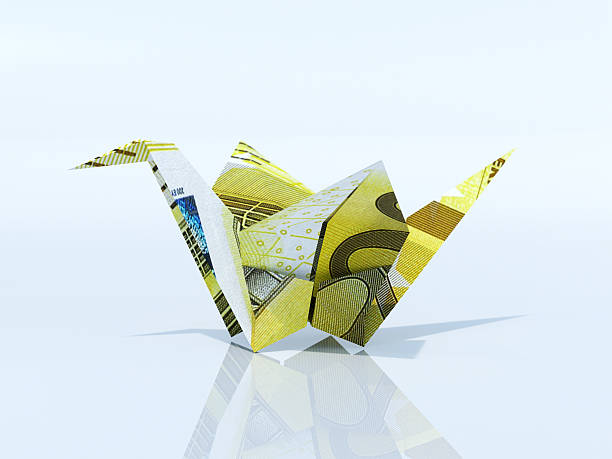 istock 3D rendering paper money bird 628155050