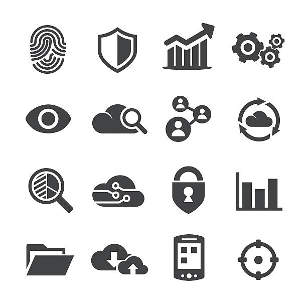 big data icons-acme series - variety stock-grafiken, -clipart, -cartoons und -symbole