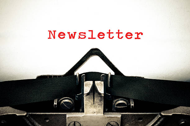 istock Typewritter with the word Newsletter 628157594