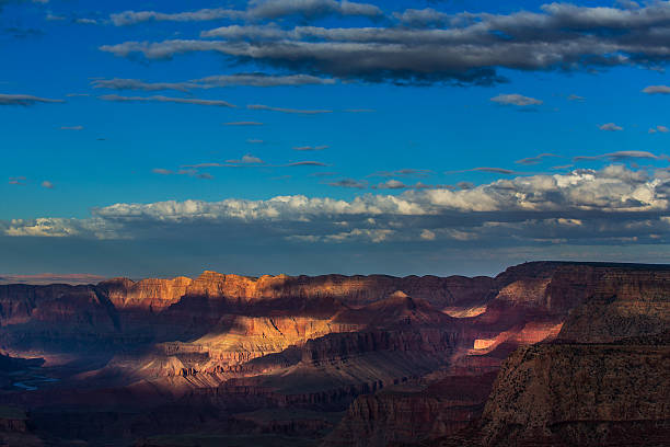 istock Grand Canyon, Arizona, scenery, profiled on sunset sky 628159142