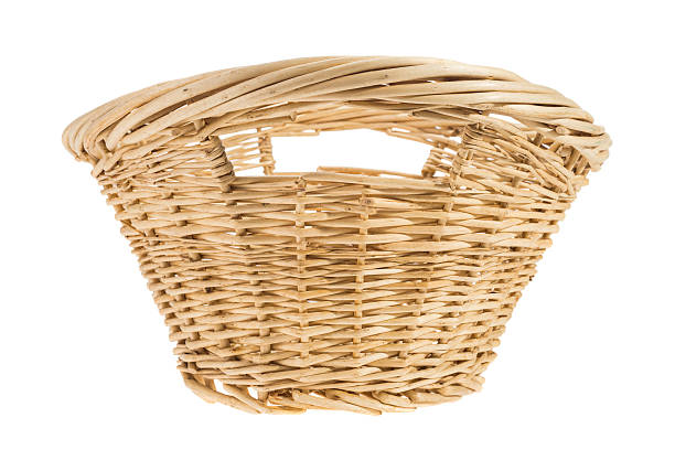 istock End view oblong wicker woven basket on a white background 628162214