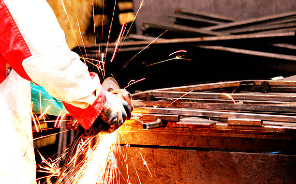 istock Welding two pieces of metal 628163944