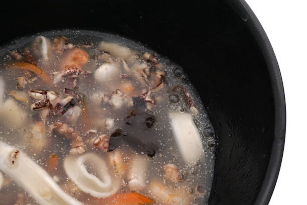 istock Chinese dish. Chinese food. Seafood soup 628166538