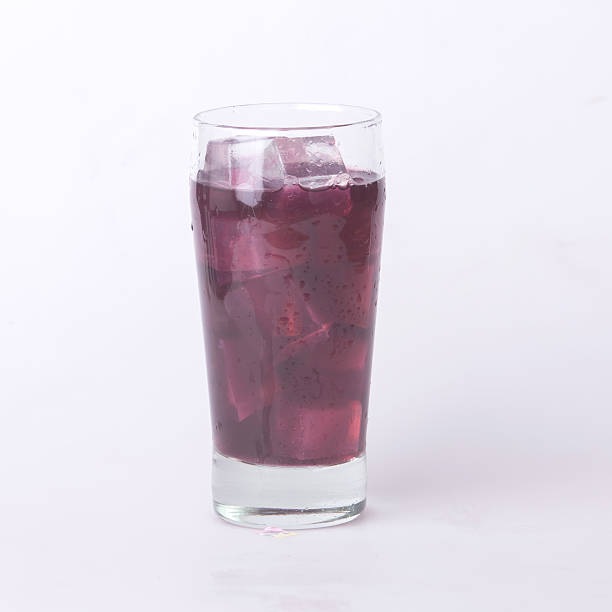 istock Grape juice in a glass with ice. 628171450