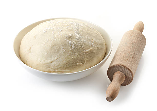 istock bowl of fresh dough and rolling pin 628192412