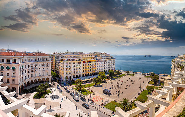 istock Aristotelous Square at Afternoon, Thessaloniki, Greece 628193456