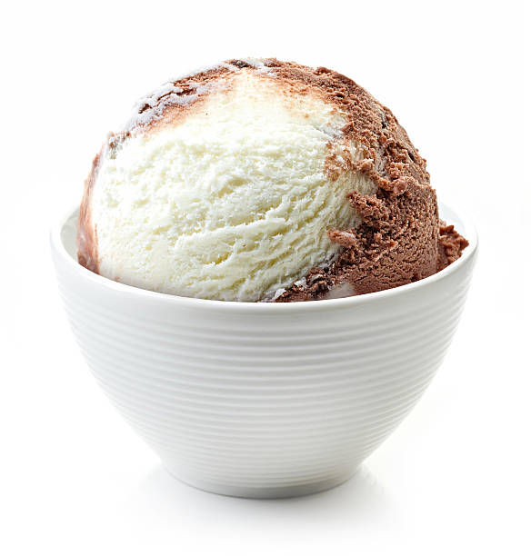 istock vanilla and chocolate ball in white bowl 628193546