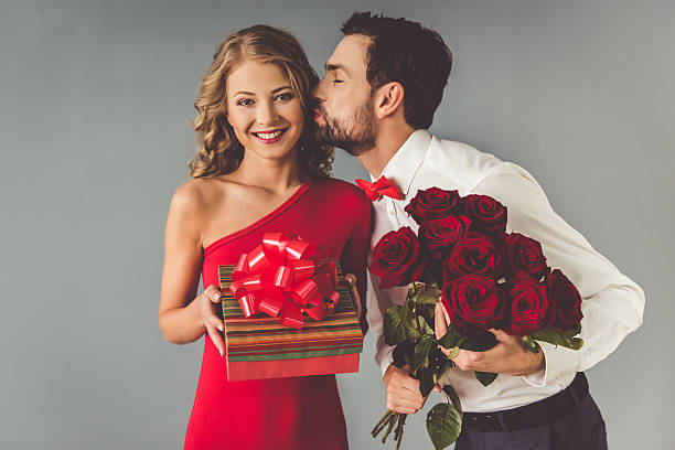 istock Beautiful romantic couple 628195356