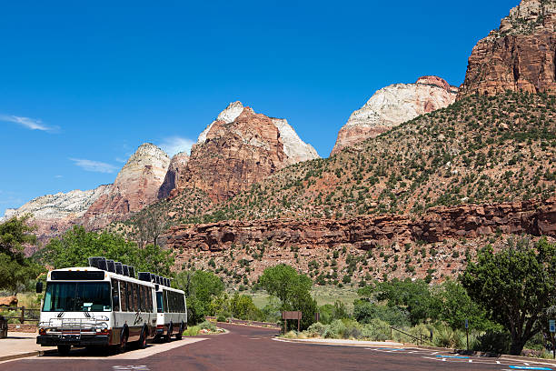 istock Shuttles Buses Zion National Park 628195490