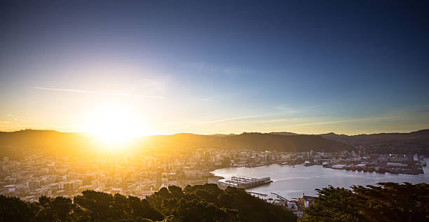 istock Sun Hitting the Horizon Over Wellington 628211462