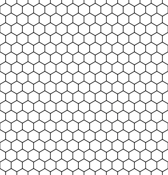 Seamless honeycomb pattern. Vector. Seamless honeycomb pattern. Vector background. bee patterns stock illustrations