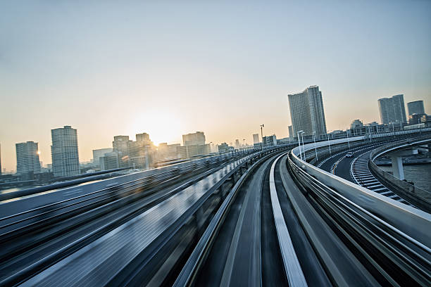 istock Blurred motion on the Subway in Tokyo 628222236