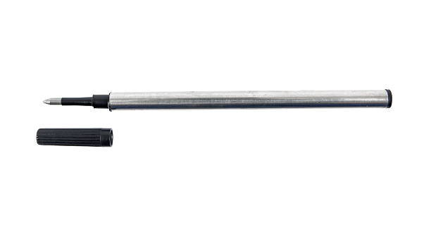 istock Ballpoint pen with cover refill isolated on white background. 628232884