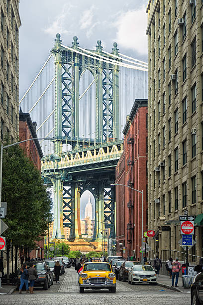 istock DUMBO and vintage Taxi 628234428