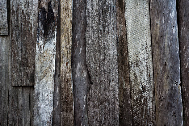 istock Wood vertical old. Reclaimed Old Wood Slats Rustic shabby Backgr 628262322