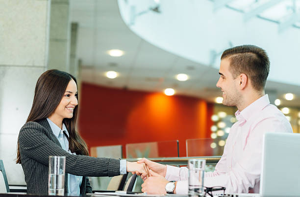 istock Young business people agree upon new start-up idea 628264832