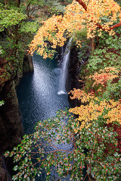 istock Manai Falls - A power spot in Japan, Takachiho Gorge 628276070