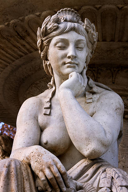 istock Fragment statue Danubius Water Fountain 628277624