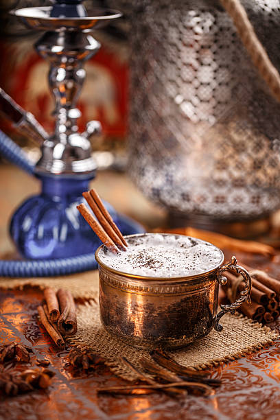 istock Chai latte, oriental sweet drink 628277632