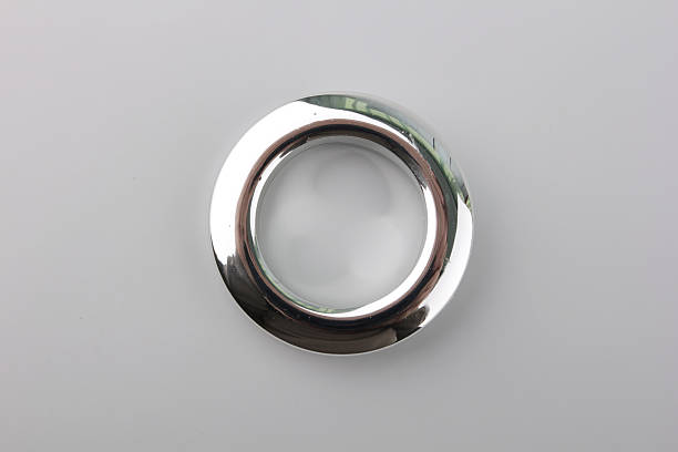 istock Plastic rings for fastening the fabric to the cornice. 628278638