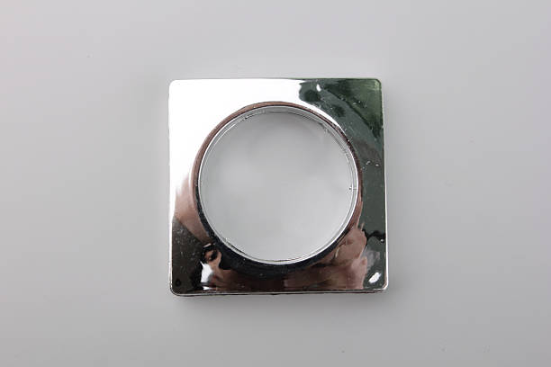 istock Plastic rings for fastening the fabric to the cornice. 628278754