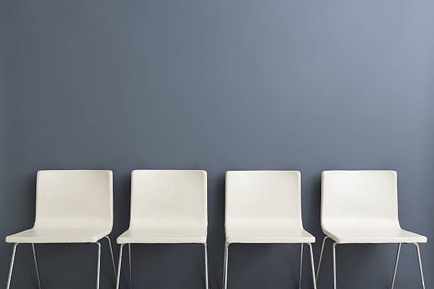 Chair background concept - recruitment hire hiring interview stock photo