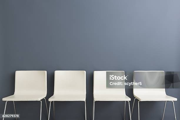 Chair Background Concept Recruitment Hire Hiring Interview Stock Photo - Download Image Now