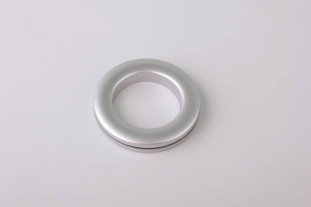 istock Plastic rings for fastening the fabric to the cornice. 628279432