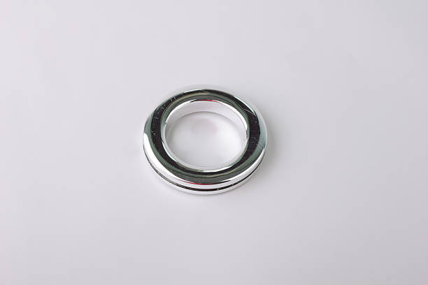 istock Plastic rings for fastening the fabric to the cornice. 628279526